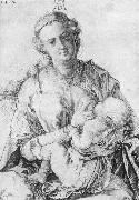 Albrecht Durer The Virgin Nursing the Child France oil painting artist